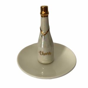 NWT Lauren Conrad Cheers Champagne Trinket Tray